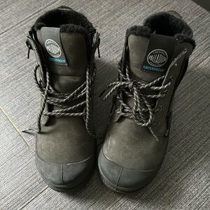 Kids warm waterproof boots